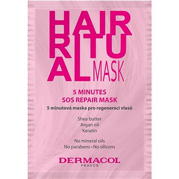 

DERMACOL Hair Ritual 5 minutová maska pro regeneraci 15 ml
