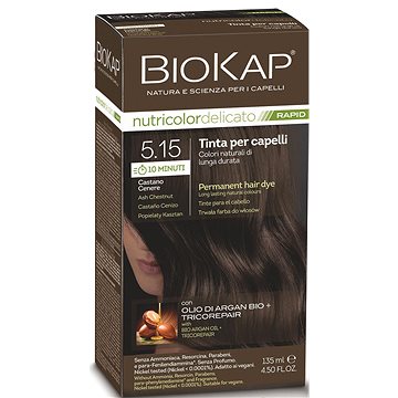 

BIOKAP Delicato Rapid Barva na vlasy - 5.15 Popelavě kaštanová 135 ml