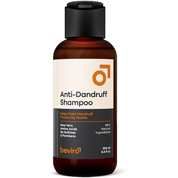BEVIRO Přírodní šampon proti lupům 100 ml - Šampon