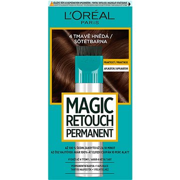 

L'ORÉAL PARIS Magic Retouch Permanent 4 Tmavě hnědá