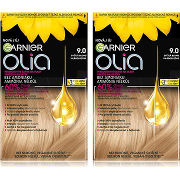 

GARNIER Olia 9.0 Světlá blond 2 × 174 ml