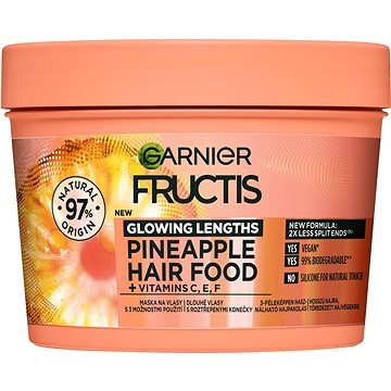

GARNIER Fructis Hair Food Pineapple 3v1 maska pro dlouhé vlasy 400 ml