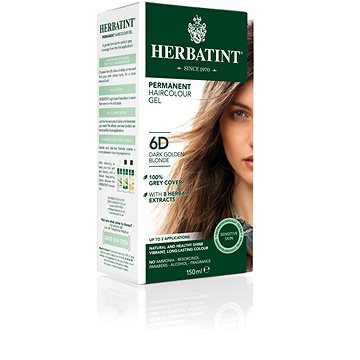 

HERBATINT Permanentní barva na vlasy tmavá zlatavá blond 6D