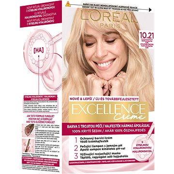 

L'ORÉAL PARIS Excellence 10.21 Nejsvětlejší perleťová blond