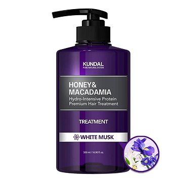 

KUNDAL Honey & Macadamia Treatment hydrointenzivní proteinová kůra na vlasy White Musk 500 ml