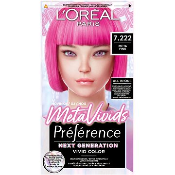 

L'ORÉAL PARIS Préférence Meta Vivids 7.222 Meta Pink