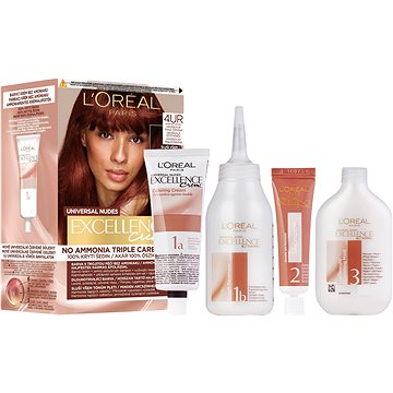 

L'ORÉAL PARIS Excellence Universal Nudes 4UR Univerzální tmavá červená