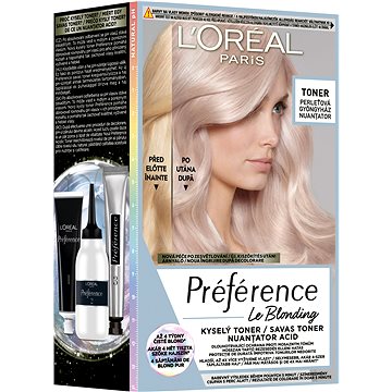 

L'ORÉAL PARIS Préférence Le Blonding Toner Perleťová