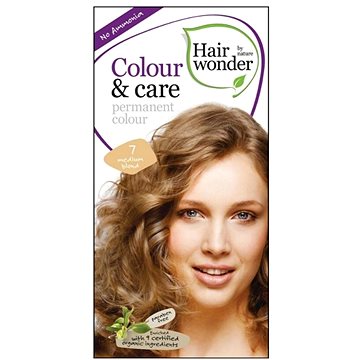 

HAIRWONDER Dlouhotrvající barva bio středně blond 7 100 ml
