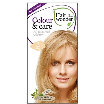 

HAIRWONDER Dlouhotrvající barva bio světle blond 8 100 ml
