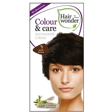 

HAIRWONDER Dlouhotrvající barva bio tmavě hnědá 3 100 ml