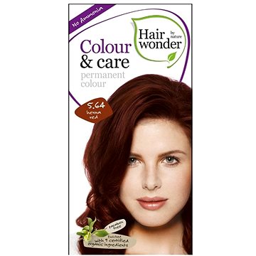 

HAIRWONDER Dlouhotrvající barva červená henna 5.64 100 ml