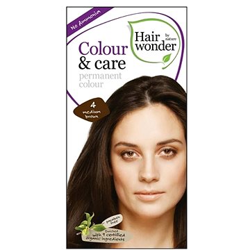 

HAIRWONDER Dlouhotrvající barva středně hnědá 4 100 ml