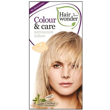 

HAIRWONDER Dlouhotrvající barva velmi světlá blond 9 100 ml
