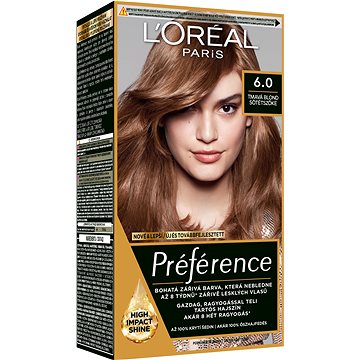 

L'ORÉAL PARIS Préférence 6.0 Tmavá blond
