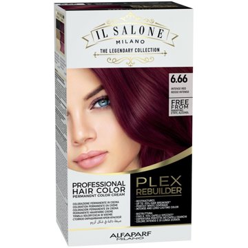 

ALFAPARF MILANO IL Salone Plex Rebuilder Hair Color Kit 6.66 Intenzivní červená