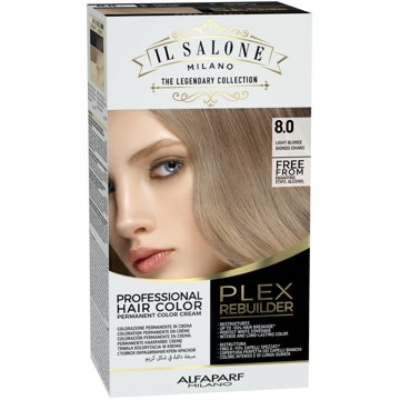 

ALFAPARF MILANO IL Salone Plex Rebuilder Hair Color Kit 8.0 Světlá blond