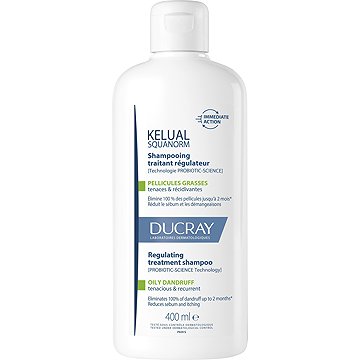 

DUCRAY Kelual Squanorm na mastné lupy 400 ml