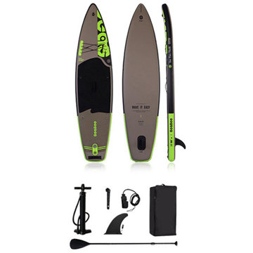 

Kubisport Paddleboard 335 × 81 × 15 cm s příslušenstvím šedočerný