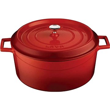 

LAVA Metal Hrnec litinový, červený, obsah 2,6 l, 20 cm