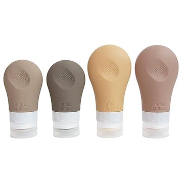 

Kufryplus Cestovní silikonové lahvičky 60 + 90 ml XND21, sada 4 ks