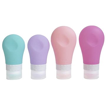 

Kufryplus Cestovní silikonové lahvičky 60 + 90 ml XND22, sada 4 ks