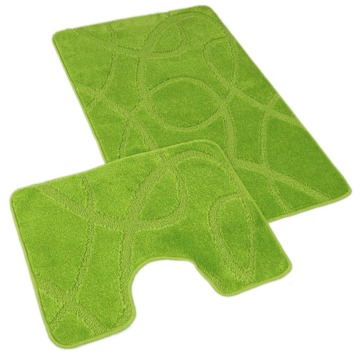 

Kvalitex Koupelnová a WC předložka 60 × 100, 50 × 60 cm elipsy zelená
