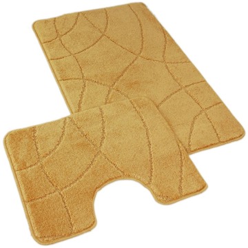 

Kvalitex Koupelnová a WC předložka 60 × 100, 50 × 60 cm labyrint zlatá