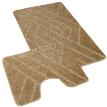 

Kvalitex Koupelnová a WC předložka 60 × 100, 50 × 60 cm parkety béžová