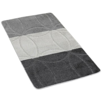 

Kvalitex Koupelnová předložka 60 × 100 cm geometrie šedá