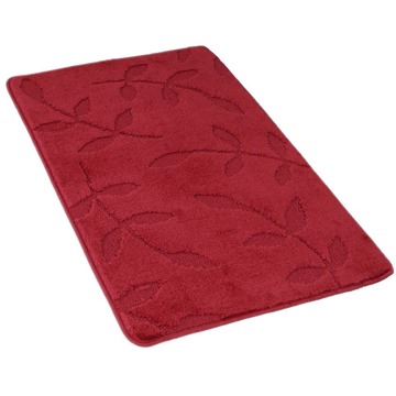 

Kvalitex Koupelnová předložka 60 × 100 cm listy vínová