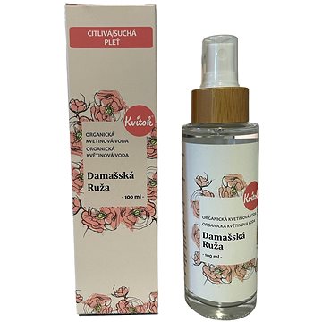 

Kvitok Květová voda - damašská růže BIO 100 ml
