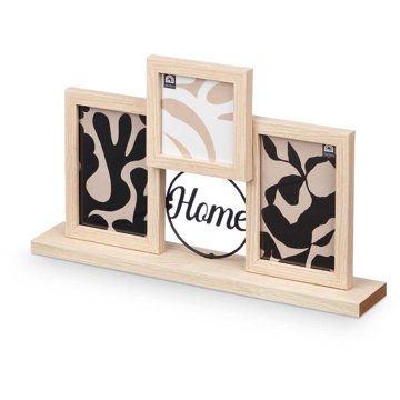 

Giftdecor Stojící rámeček na 3 fotografie HOME