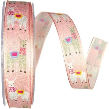 

GOLDINA Stuha dětská narozeninová HAPPY LAMA PINK růžová 9204