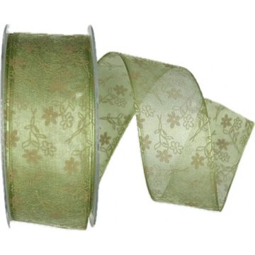GOLDINA Stuha taftová SARDEGNA VERDE zelená 9176