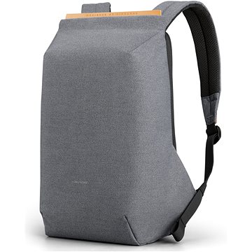 Kingsons Anti-theft Backpack Light Grey 15.6&quot; - Batoh na notebook