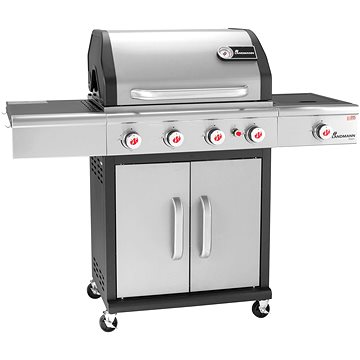 

LANDMANN Gril plynový TRITON PTS 4.1, 15 kW, stříbrný