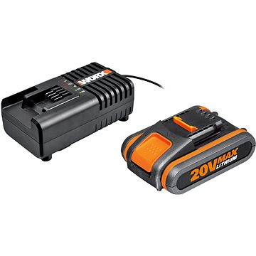 

WORX Akumulátor WA3551 20V / 2 Ah + 2.0 A nabíječka WA3880