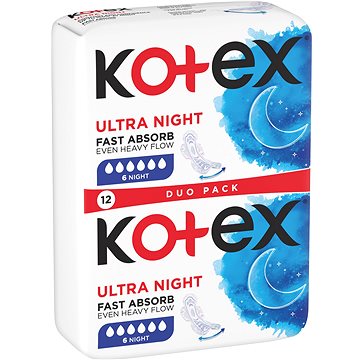 

KOTEX Ultra Night 12 ks