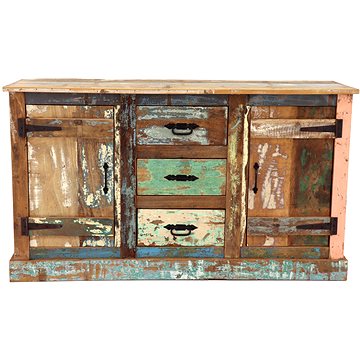 

LAKŠMI Komoda Retro 140 × 80 × 45 z recyklovaného mangového dřeva - Mango Old spice