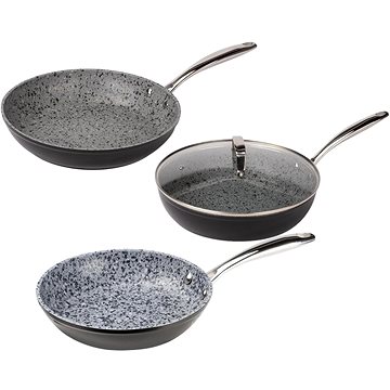 

Lamart pánve Granit 20 cm + 26 cm + 28 cm s poklicí