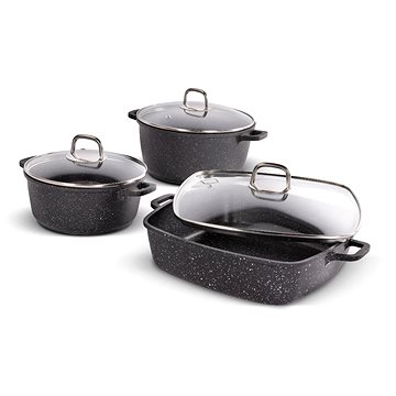 

Lamart LT1287 CAST Set nádobí 6 ks černý