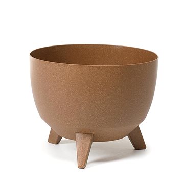 

LAMELA Kvetináč ROMA ECO, průměr 29cm, mísa na nožkách, natur