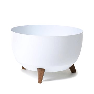 

LAMELA Květináč ROMA, průměr 29cm, mísa na nožkách, bílý