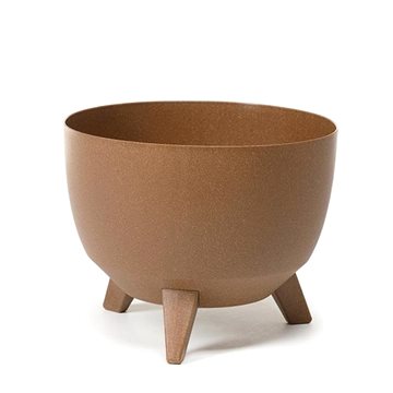 

LAMELA Květináč ROMA ECO WOOD, průměr 47 cm, mísa na nožkách, natur