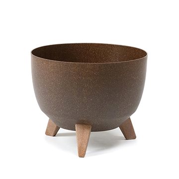 

LAMELA Květináč ROMA ECO COFFEE, průměr 29 cm, mísa na nožkách, espresso
