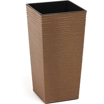 

LAMELA Květináč FINEZIA ECO DLUTO - vroubek, 25 x 25 cm, výška 46.5 cm, natur