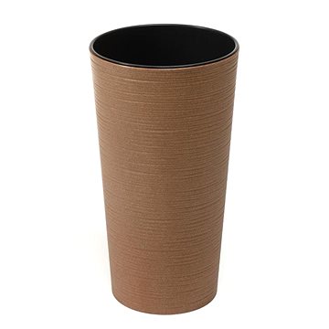 

LAMELA Květináč LILIA ECO DLUTO - vroubek, průměr 19 cm, výška 36,4 cm, natur