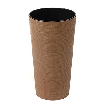 

LAMELA Květináč LILIA ECO DLUTO - vroubek, průměr 25 cm, výška 46.5 cm, natur