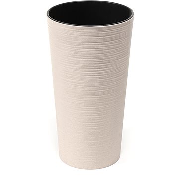 

LAMELA Květináč LILIA ECO DLUTO - vroubek, průměr 30 cm, výška 57 cm, bílý